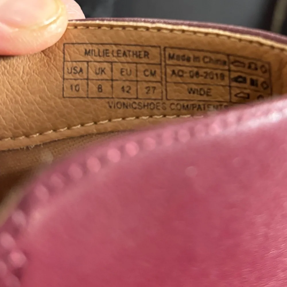 Vionic millie leather